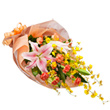 北海道札幌市南区ｆｌｏｒｉｓｔ　ＦＵ−ＳＹＡの花　ユリと秋色の花束
