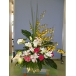 北海道札幌市南区ｆｌｏｒｉｓｔ　ＦＵ−ＳＹＡの花　お祝いアレンジ